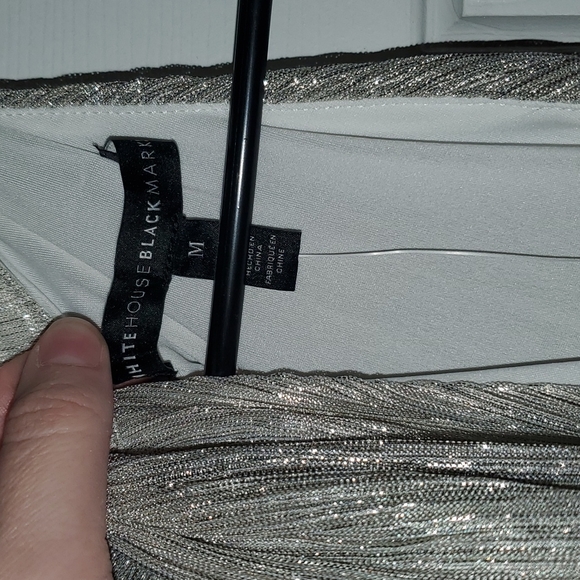NWT Silver Flounce Halter from WHBM - Picture 6 of 9